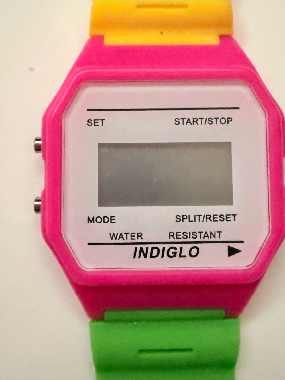 New Colorblock Indiglo 90s Watch